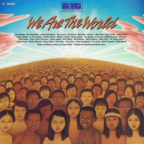 Hoes van We Are the World door USA for Africa