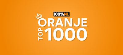 100p oranje top 1000 hitnoteringen 2025