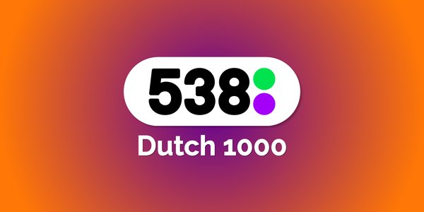 538 dutch 1000 hitnoteringen 2025
