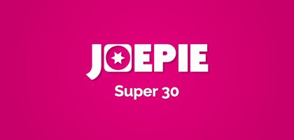 Joepie Super 30 hitnoteringen 2025