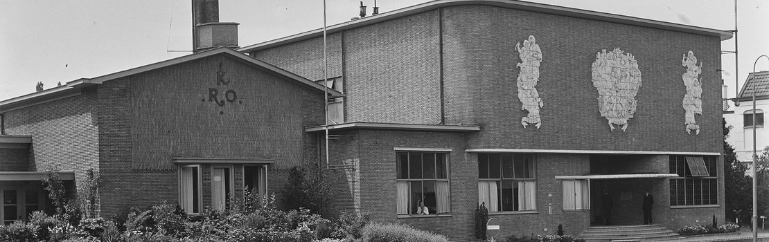 KRO-studio 1951 (foto: Bilsen, Joop van / Anefo; Nationaal Archief)