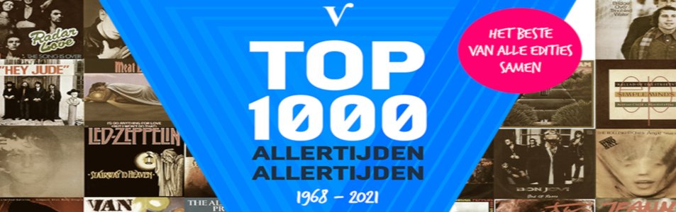Radio Veronica Top 1000 Allertijden 1968-2021