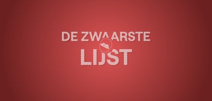 Studio Brussel De Zwaarste lijst hitnoteringen 2025