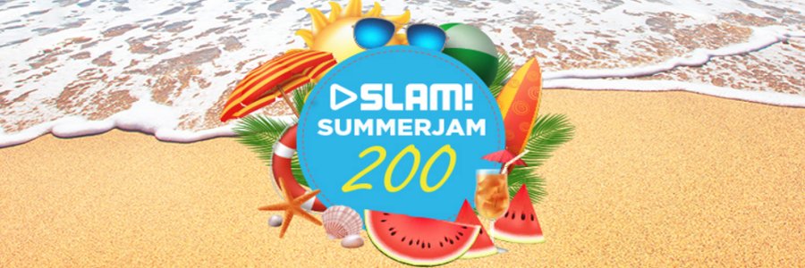 SLAM! mixt 200 zomertracks tijdens de ‘SLAM! Summerjam 200’