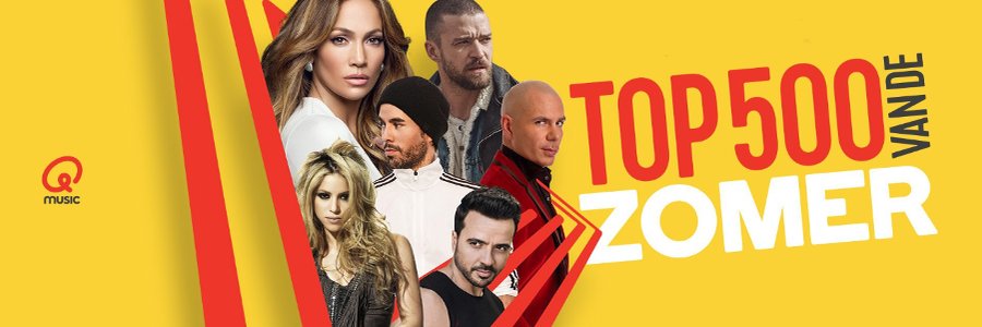 Het Q-hitteplan: de Top 500 van de Zomer
