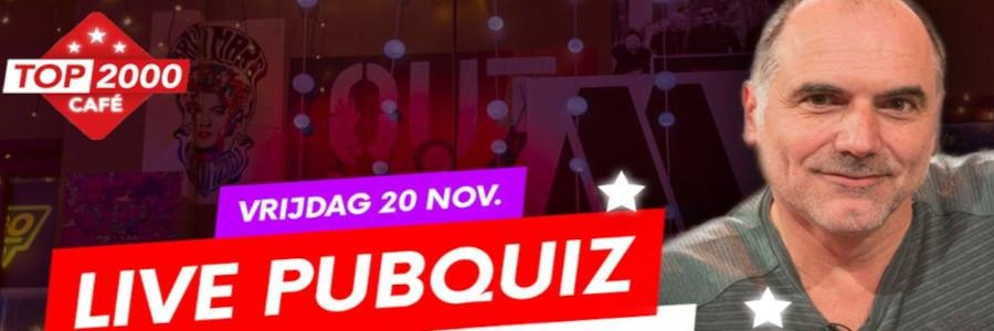 Top 2000 pubquiz met Leo Blokhuis in Online Café breekt record