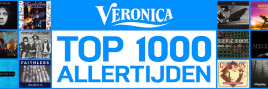 Top 100 van de Top 1000 Allertijden op Radio Veronica