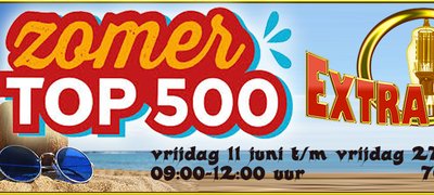 De Zomer Top 500 van de jaren 70 op Radio Extra Gold