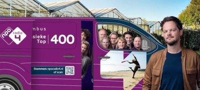 Stembus rijdt het land door voor de Klassieke Top 400 van NPO Radio 4