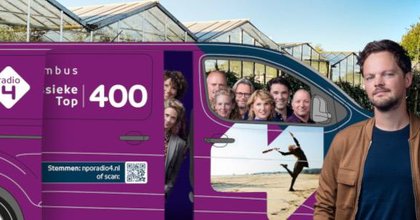 Stembus rijdt het land door voor de Klassieke Top 400 van NPO Radio 4